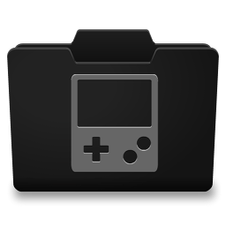 Black Grey Games Icon 256x256 png